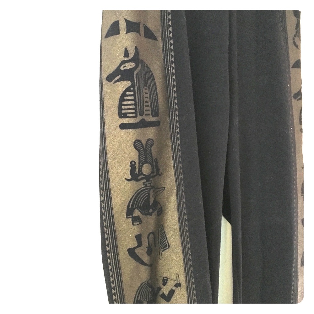 Vintage leggings, Egyptian motif