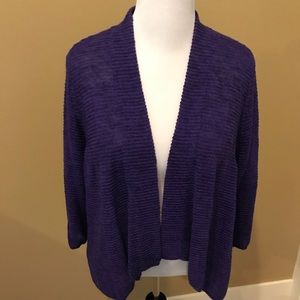 Chico’s beautiful high low royal purple sweater