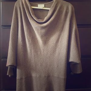 Cashmere droop neck sweater from Neiman Marcus