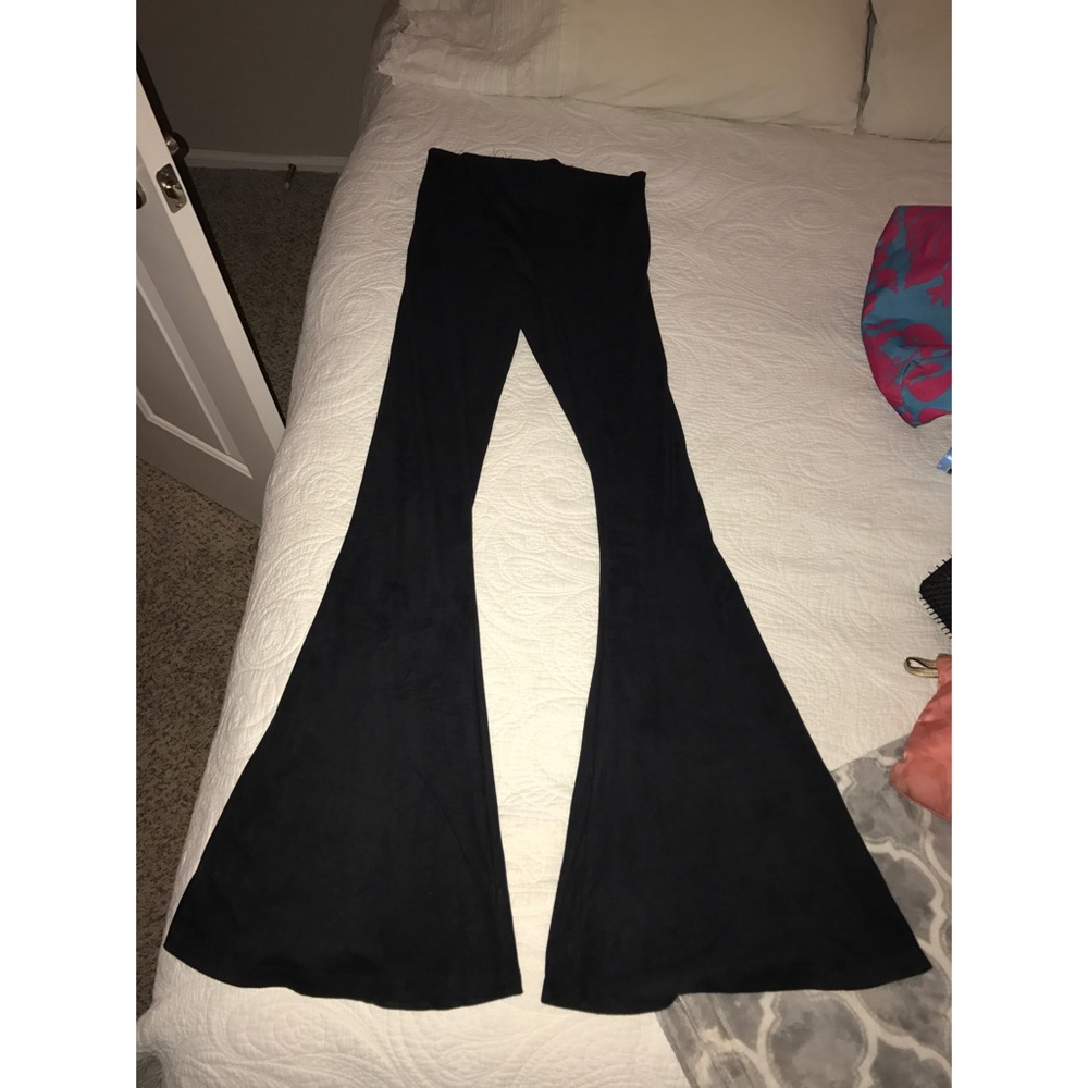 Show me your mumu black bell bottoms small