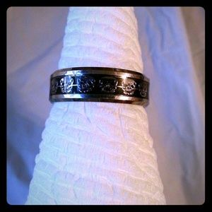 Skull Band Wedding Ring New