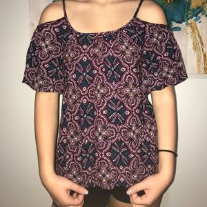 Patrons of Peace off shoulder top