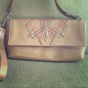 Rough Seas Designs Rockabilly pinstripe clutch