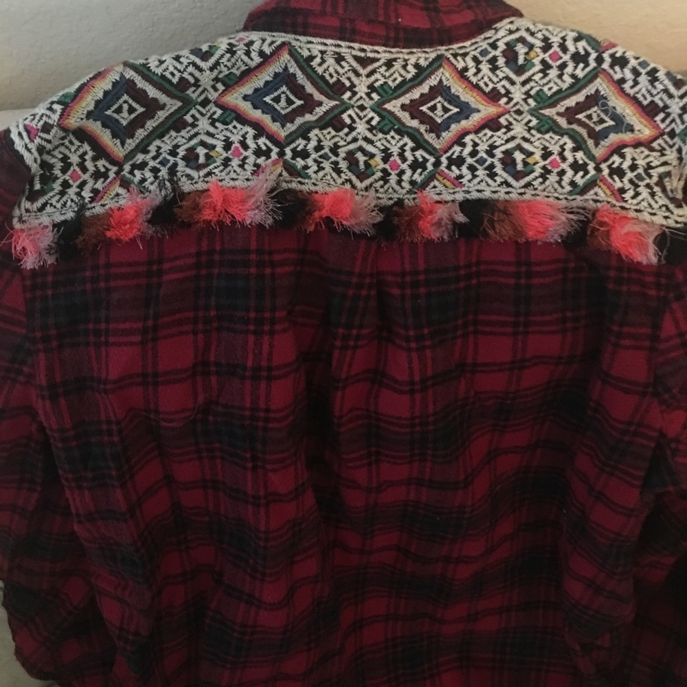 Anthropologie plaid shirt