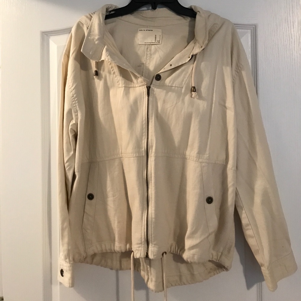 Slouch linen light jacket