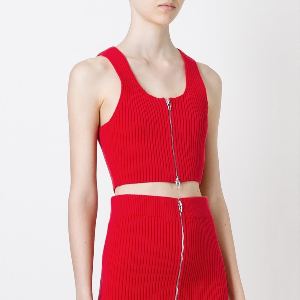 T by Alexander Wang Knit Crop Top