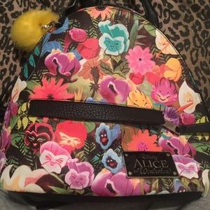 Alice in wonderland mini backpack