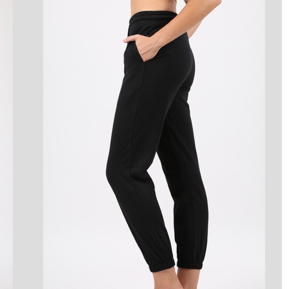 Black Jogger Sweat Pants Woman's S M L XL