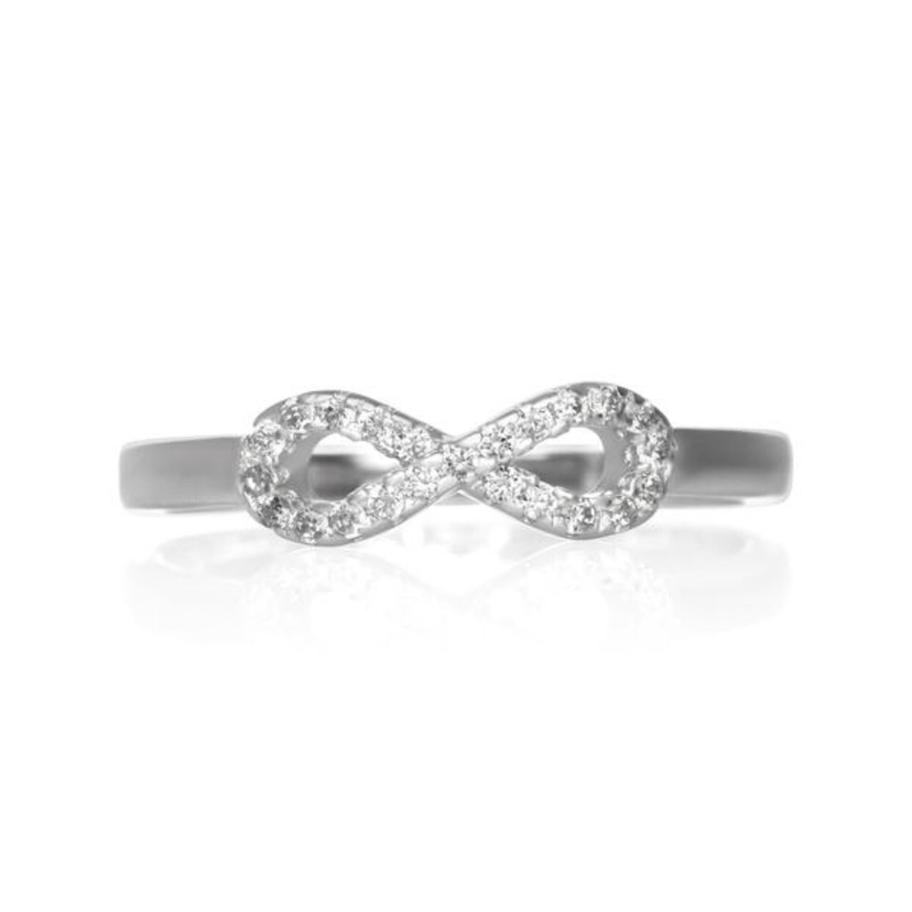 New Sizes! Sterling Silver Infinity Symbol Ring 😍 - Picture 4 of 6