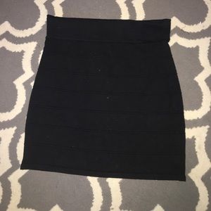 Black pencil skirt