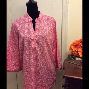 White Stag Strawberry Patch Tunic Top, Size 16/18