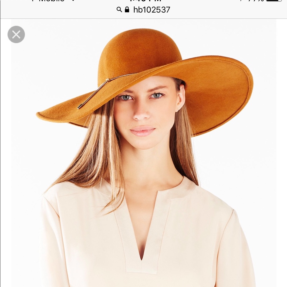 COUTURE FLOPPY HAT HB102537 MUSTARD