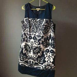 Preppy Navy & White summer dress! Size 12