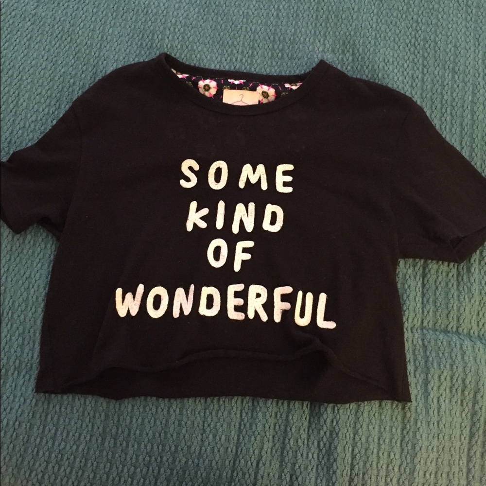 some kind of wonderful crop top