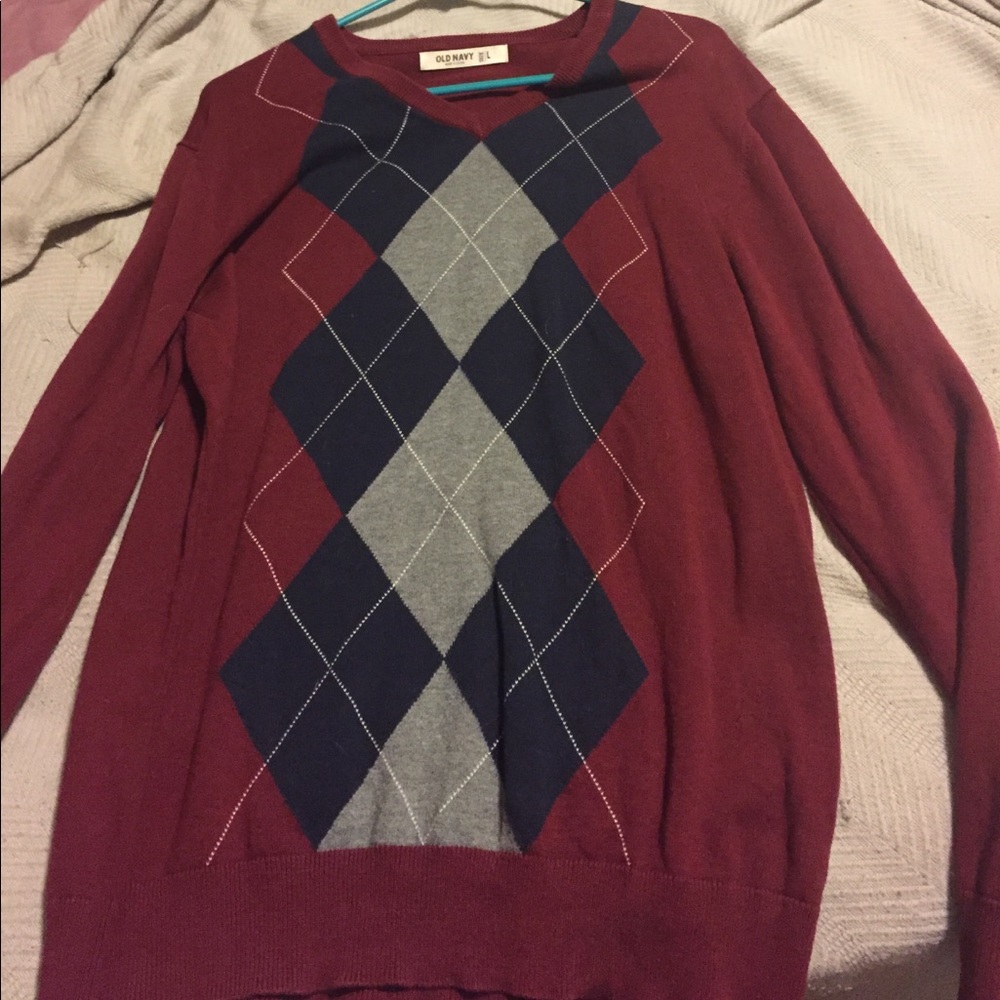 V neck sweater