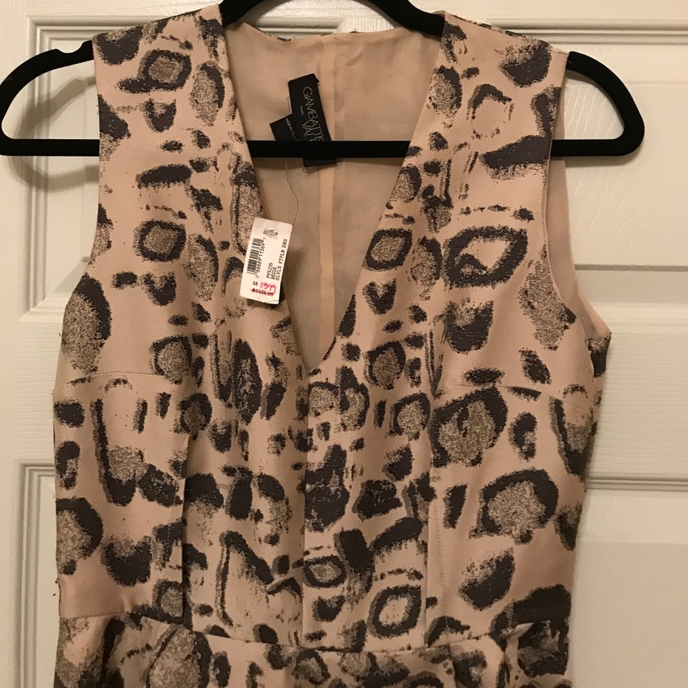 Animal print fit and flare dress - Picture 3 of 4