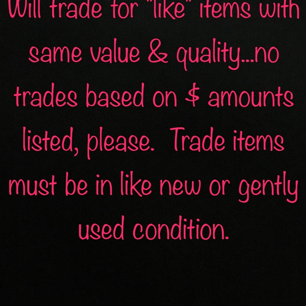 I LOVE TO TRADE!!