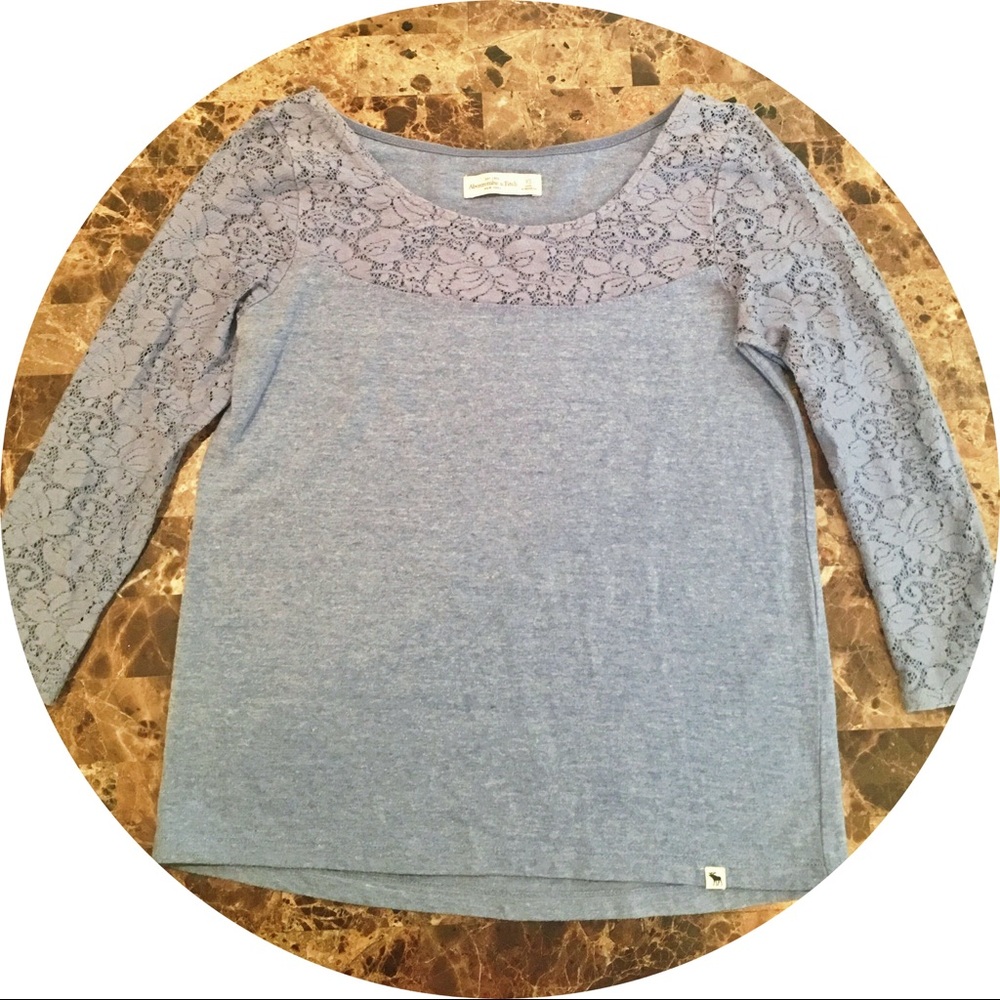 Abercrombie floral lace blouse