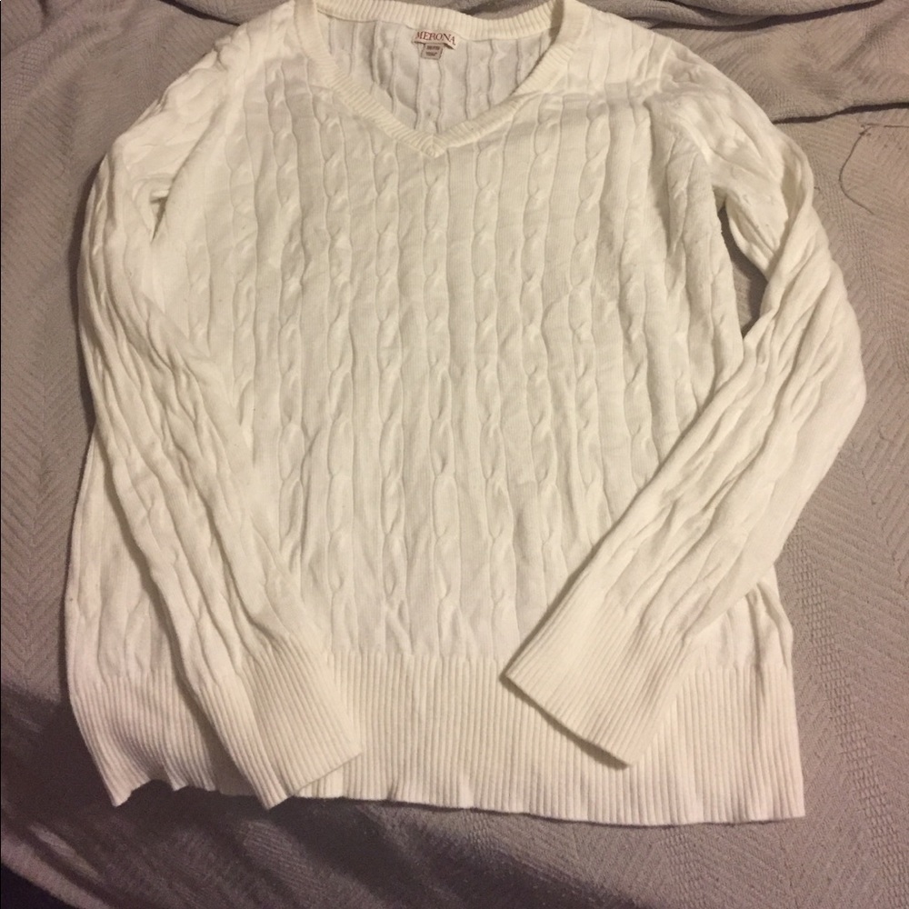 Light weight cable knit sweater