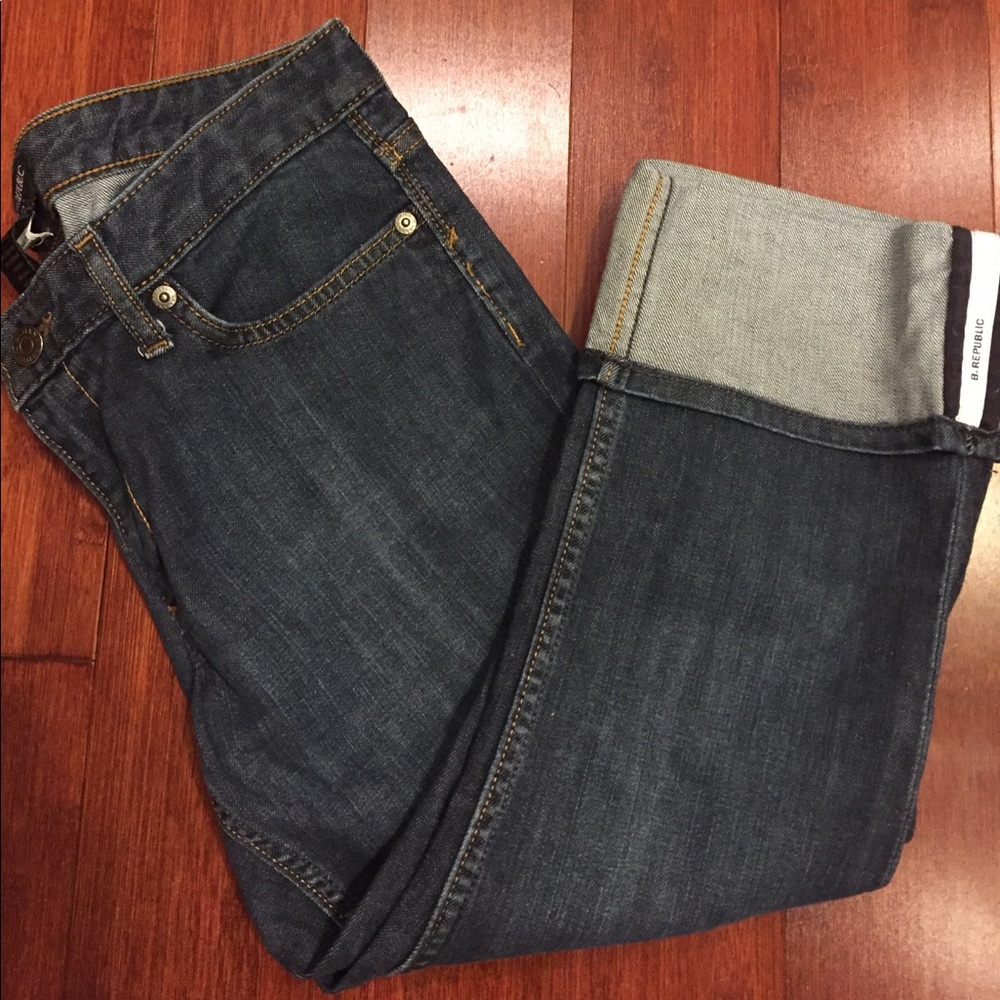 Banana Republic petite cuffed Capri jeans size 8P