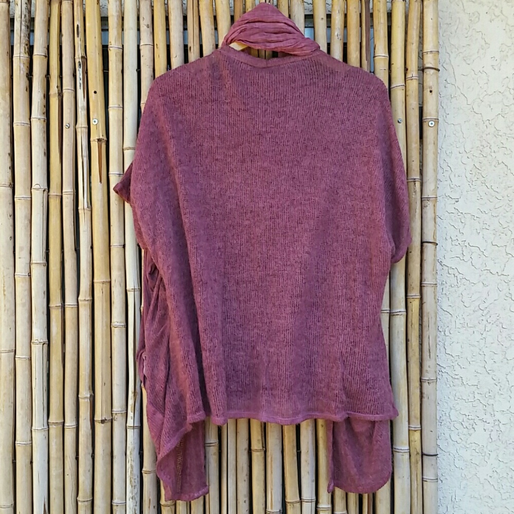 Italian Made Pink Wool Blend Sweater Set! OS - Picture 7 of 8