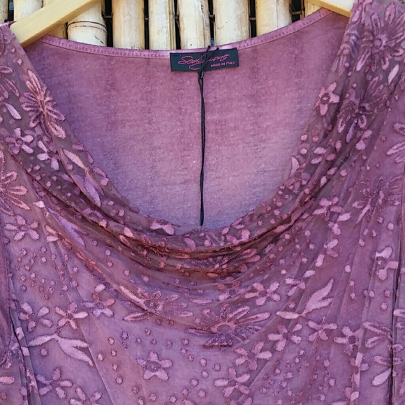 Italian Made Pink Wool Blend Sweater Set! OS - Picture 6 of 8