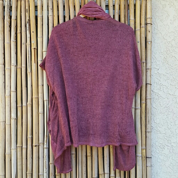Italian Made Pink Wool Blend Sweater Set! OS - Picture 7 of 8