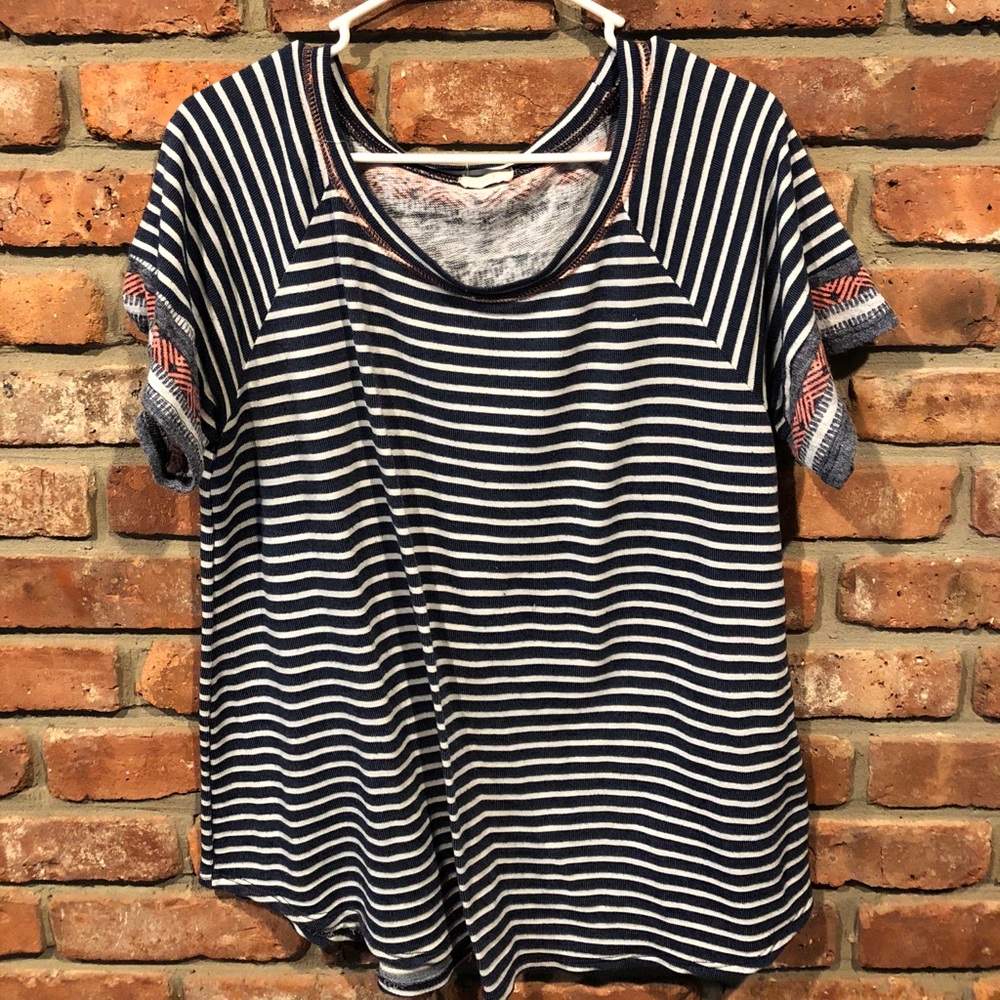 Soft knitted nautical tee