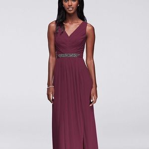 Cocktail / bridesmaid Dress in wine color