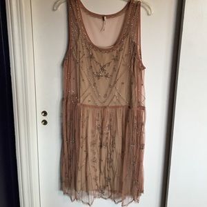 Beaded Free People Dress
