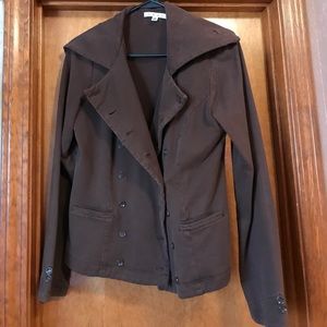 Cabi, sailor jacket, brown, Size M, great cond