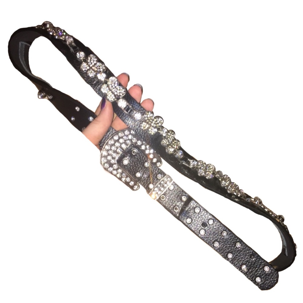 Bejeweled butterfly belt
