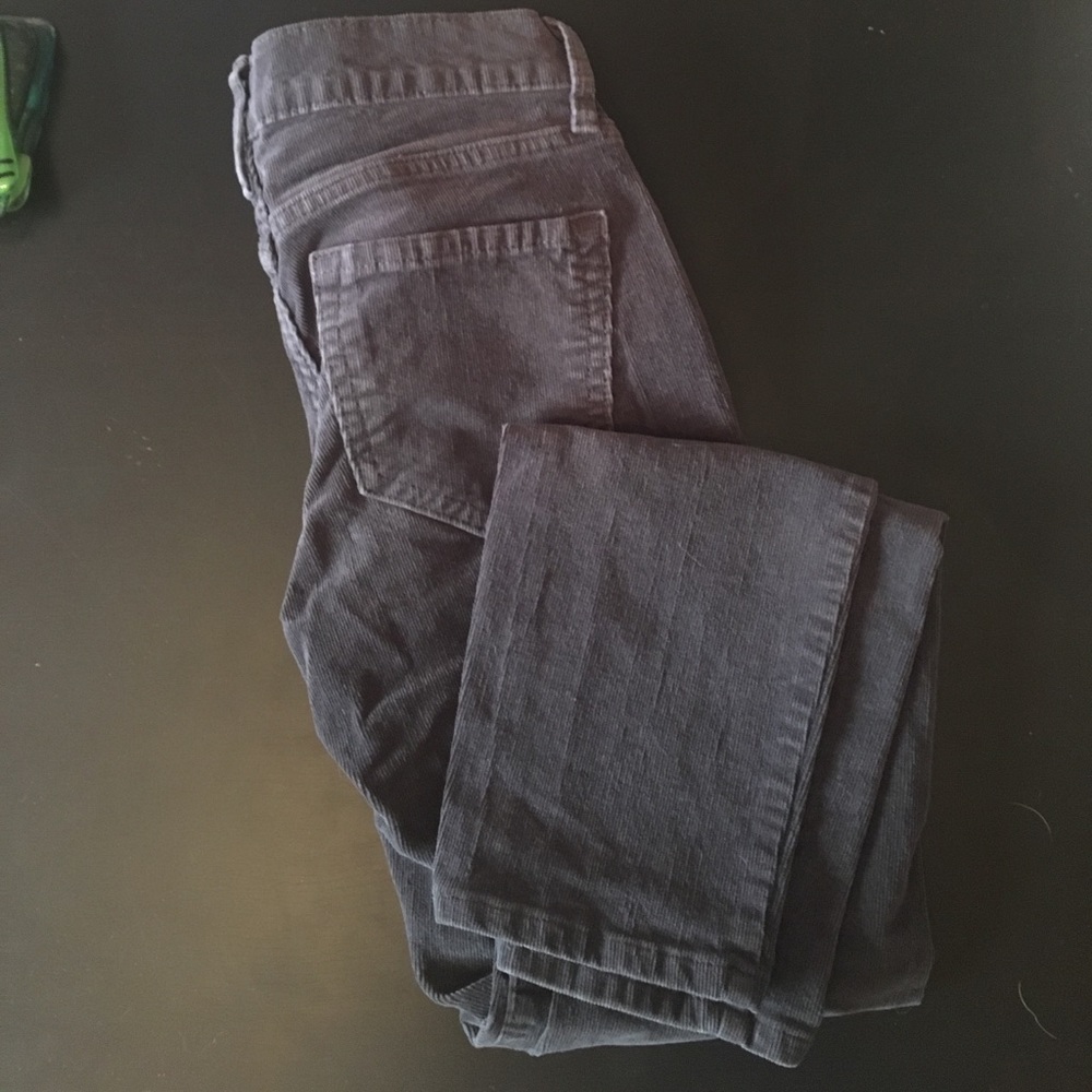 Grey corduroy skinny pants
