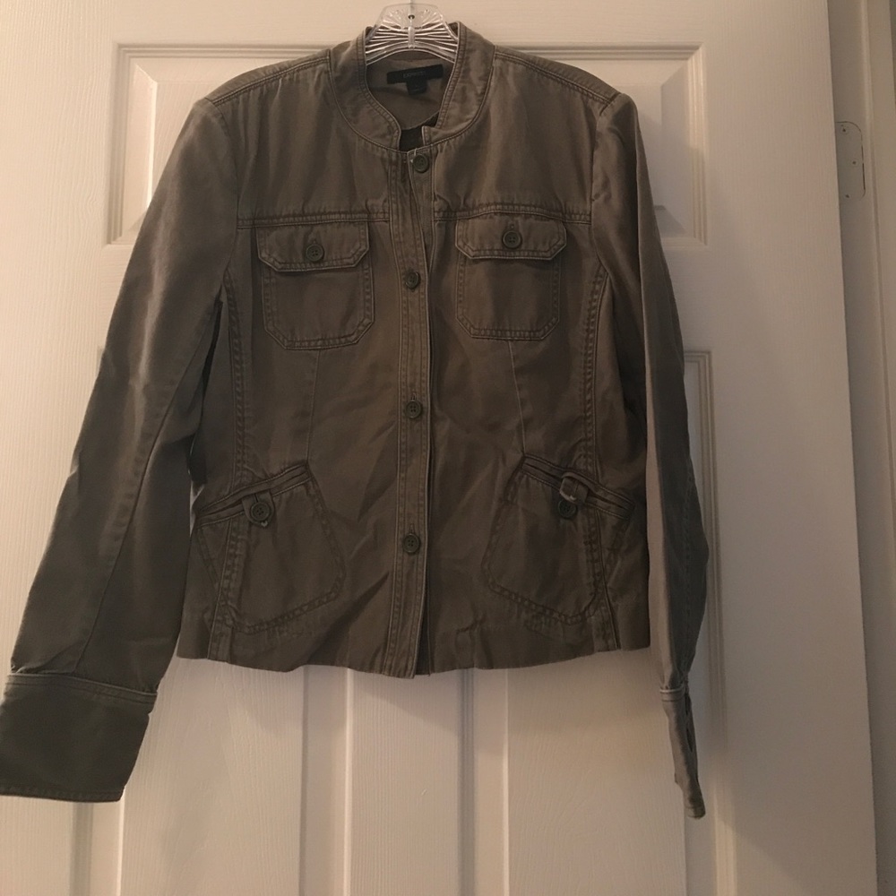 Lightweight olive green Express jacket