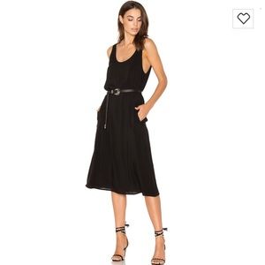 Black slip dress