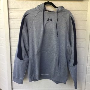 Under Armour Undeniable Fleece Hoodie in Navy