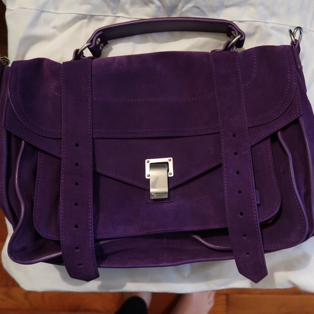Proenza Schouler Purple Medium Ps1 Shoulder Bag