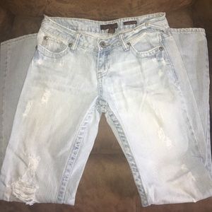 Aeropostale Distressed Flare Jeans