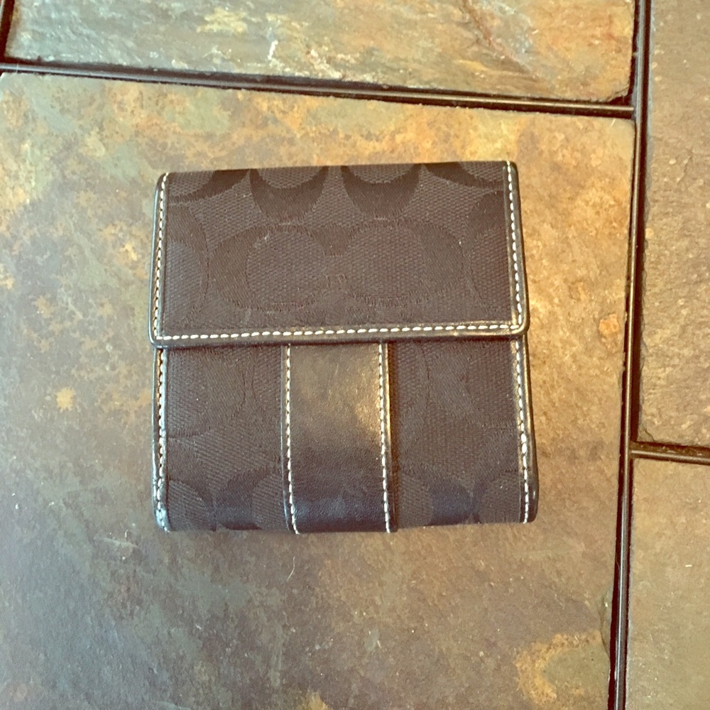 Authentic black Coach wallet
