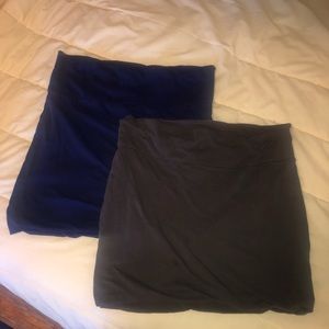 Two (2) bandage bodycon mini skirts