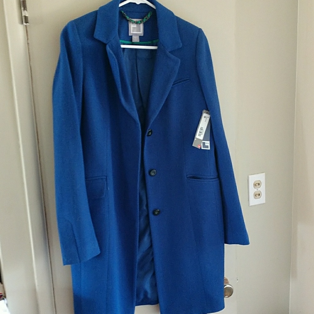 NEW Fierce Blue JCP Wool Blend Jacket size 4