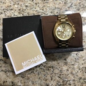 Michael Kors Mini Bradshaw MK5798 Gold Watch