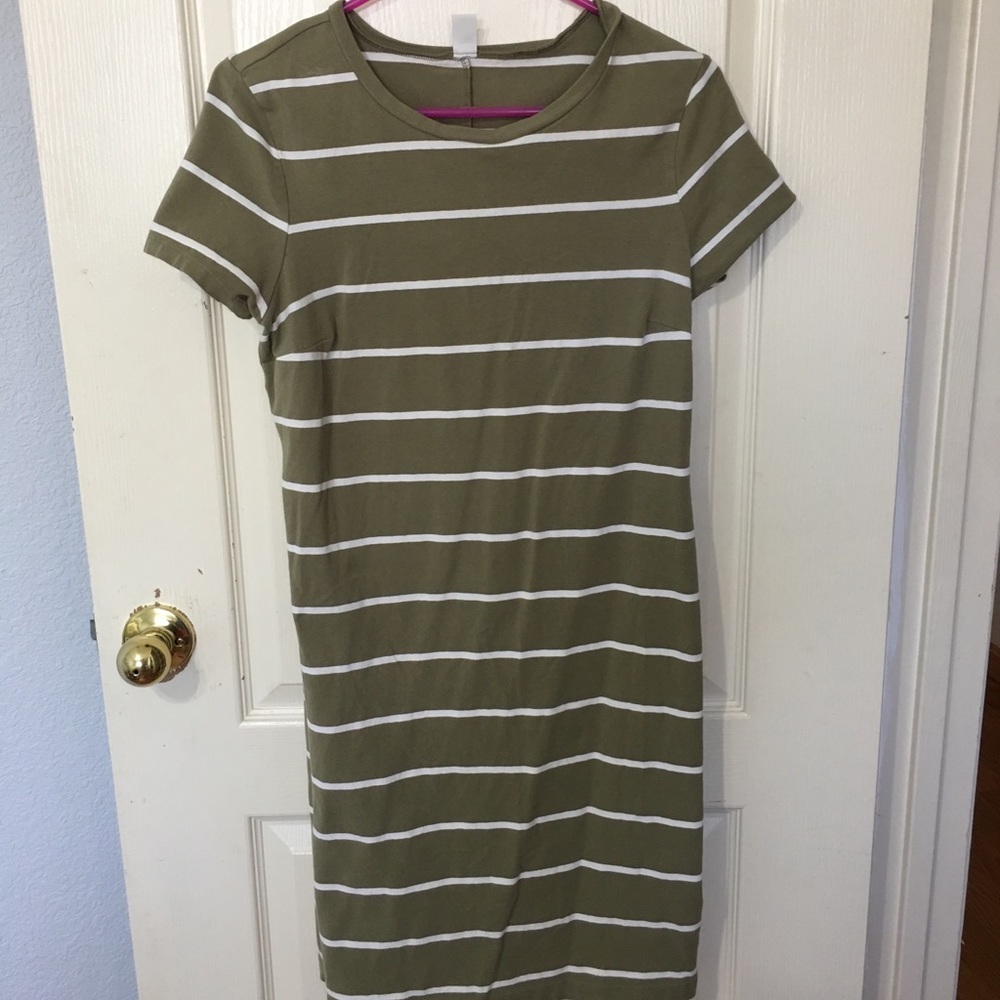 Tshirt stripe dress