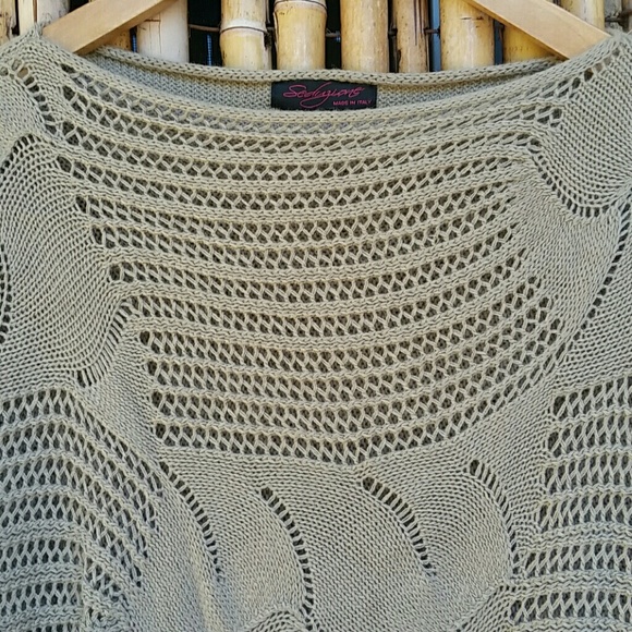 *LAST ONE! NEW Tan Raglan Sleeve Knit Sweater - Picture 3 of 7