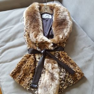 Faux fur vest