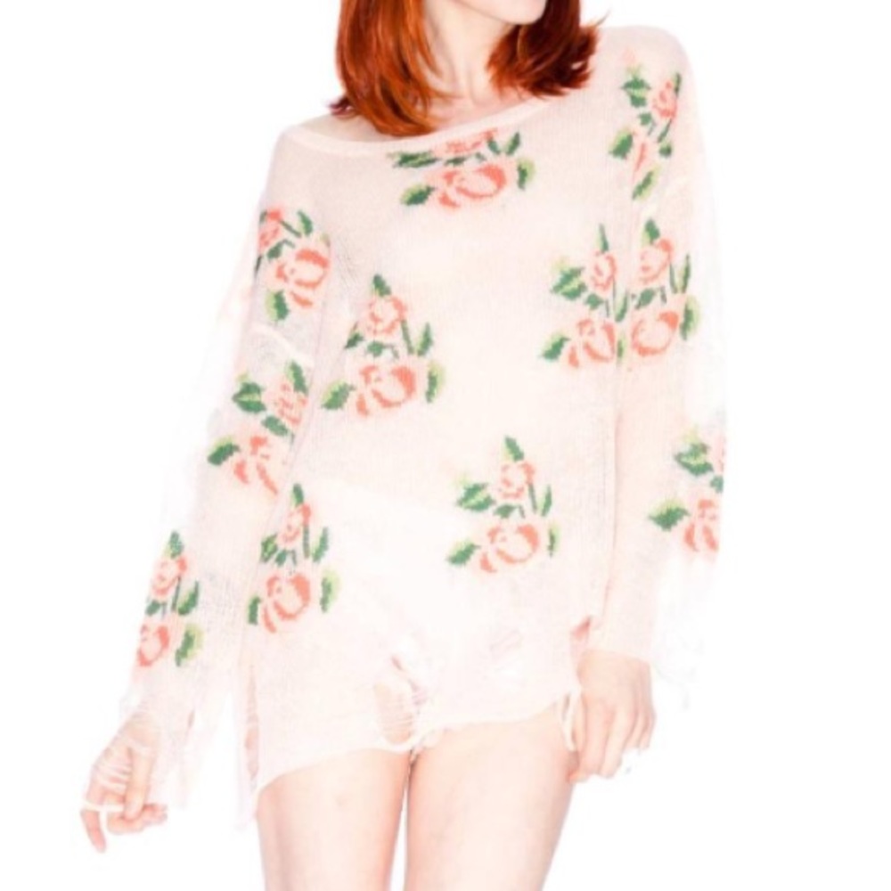 Wildfox White Label Prairie Rose Sweater(SOLD OUT)