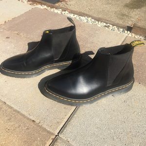 Dr Martens Bianca Black Chelsea Boots NWOT