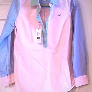 Vineyard vines oxford popover  shirt new