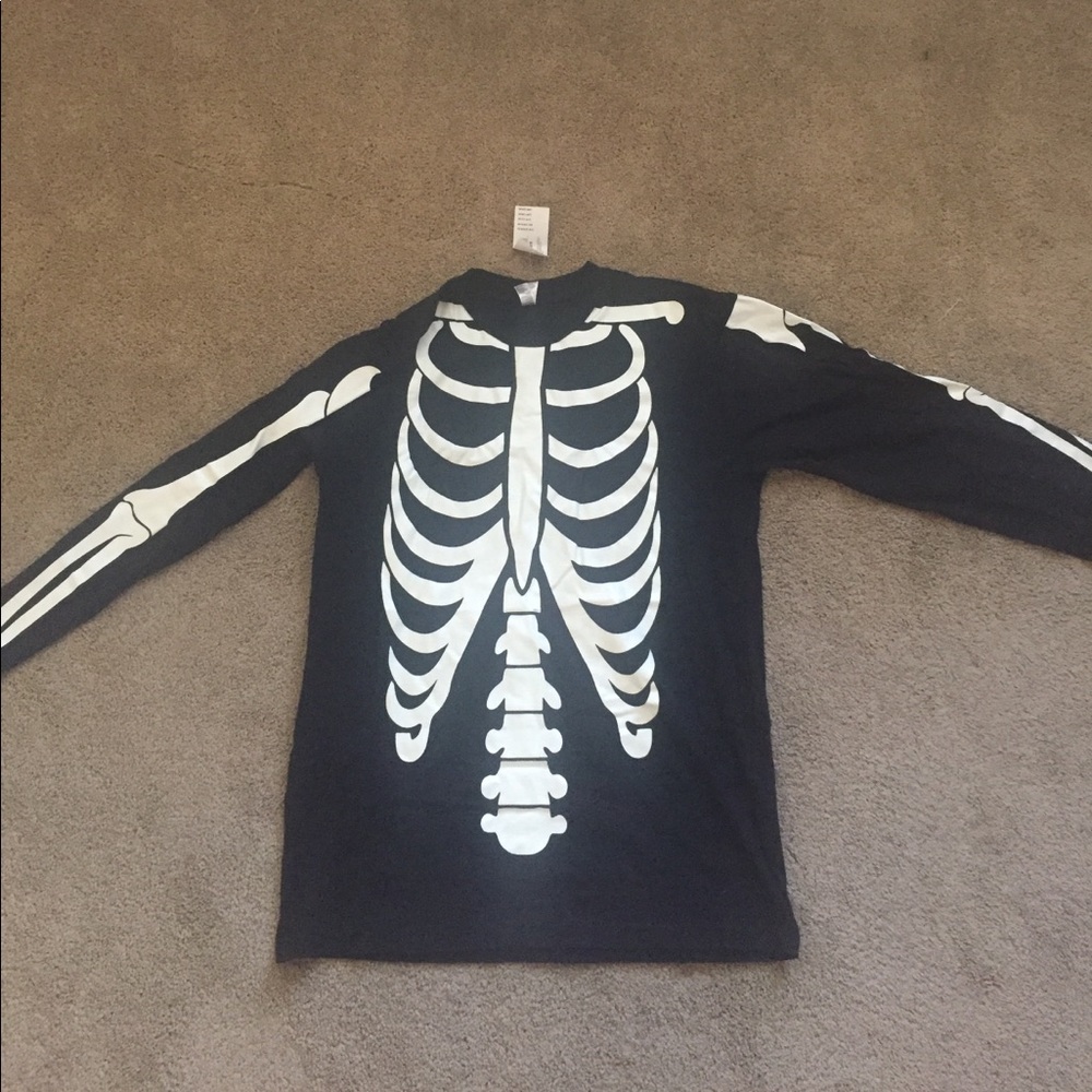 American Apparel Skeleton Glow-in-the-dark T