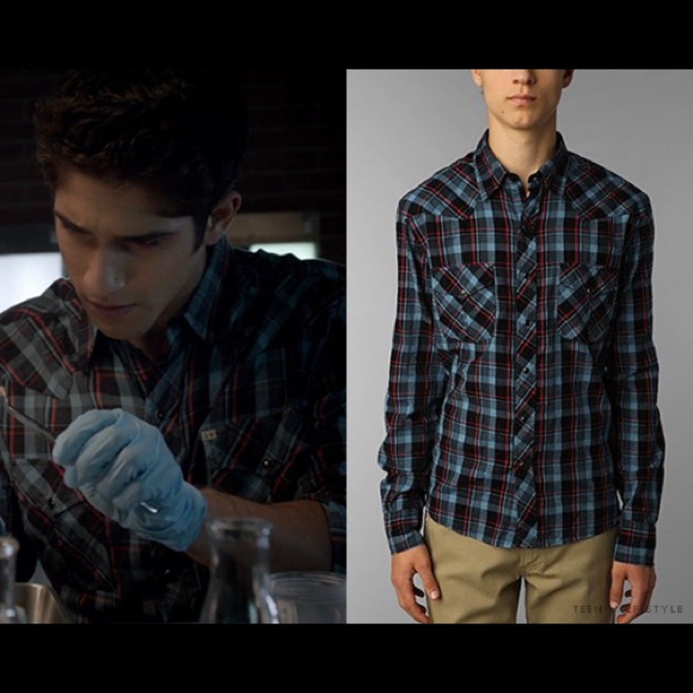 Salt Valley Western Plaid Button Up ASO Teen Wolf